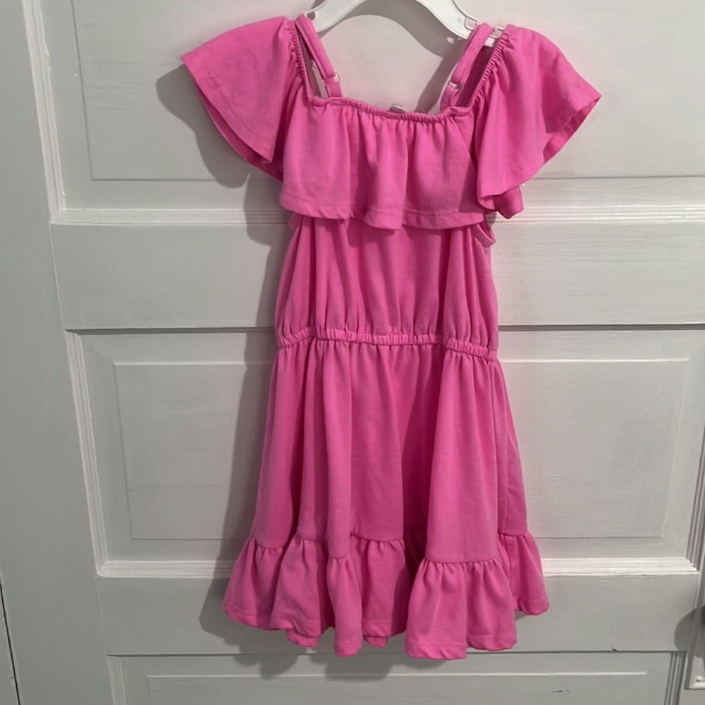 Girls Ruffle Summer Dress - Picture 2 of 4